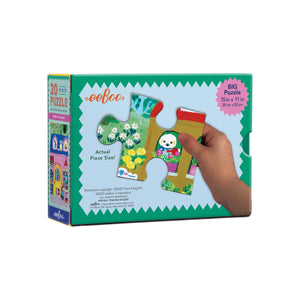 eeBoo Yumi's Village 20 Piece Puzzle