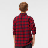 Molo Rozzy l/s Plaid Shirt~ Dragon Check