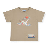 Mayoral Boys Jet Plane s/s T-Shirt ~ Sesame