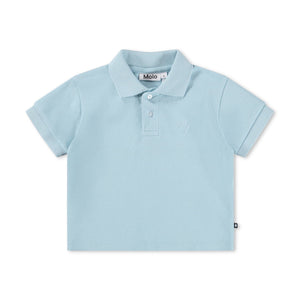 Molo Baby Ease s/s Polo & Sois Pants Set ~ Stream/Daylight Stream