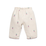 Play Up Baby Pineapple Print Woven Sleeveless Top & Pants Set ~ Natural