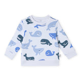 Stella McCartney Baby Boy Whale Sweatshirt & Shorts Set ~ White Multi