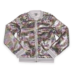 MIA New York Ombre Sequin Jacket ~ Purple