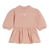Stella McCartney Baby Girl Fleece Dress w/ Horses Embroidery ~ Light Pink