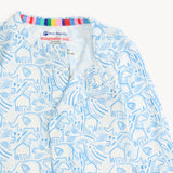 Magnetic Me Modal Footie ~ Herds of a Feather Blue