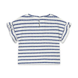 Mayoral Baby Girl Printed Frilled T-shirt ~ Porcelain