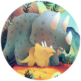 Djeco Teo The Dinosaur Silhouette Puzzle