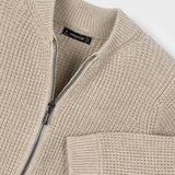 Mayoral Boys Knit Zip Cardigan ~ Chai