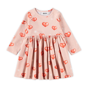 Molo Baby Charmaine Dress ~ Airbrush Hearts
