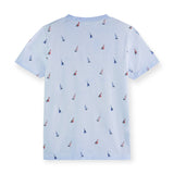 Scotch & Soda Boys Garment-Dyed s/s Tee ~ Mint Sail