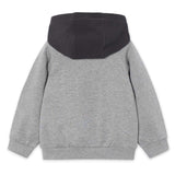 Mayoral Boys Bi-material Zip Hoodie & Sweatpants Set ~ Fog