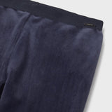 Mayoral Baby Girl Basic Velvet Leggings ~ Navy
