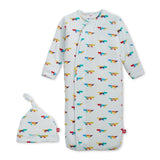 Magnetic Me Modal Gown & Hat Set ~ Crocodile Color Pop Blue