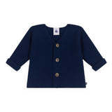 Petit Bateau Knit Cardigan ~ Navy