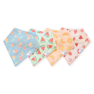 Copper Pearl Bandana Bib Set ~ Clementine