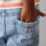 Mayoral Boys Soft Denim Bermuda Shorts ~ Light Wash