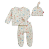 Magnetic Me Cotton 3pc Kimono Set ~ Chicken Tender