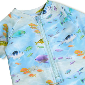 Molo Baby Neka s/s Swimsuit ~ Rainbow Sea