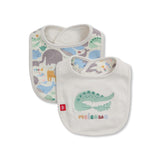 Magnetic Me Cotton Reversible Bib 2 pack ~ Little Lovin