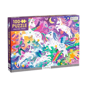Mudpuppy Unicorn Magic 100 Piece Puzzle