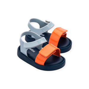 Mini Melissa Jump Sandals ~ Blue/Orange