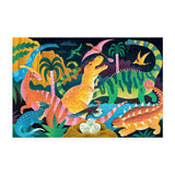 Mudpuppy Dinosaur Park 100pc Glow-in-the-Dark Puzzle