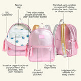 State Bags Kane Backpack ~ Pink/Silver