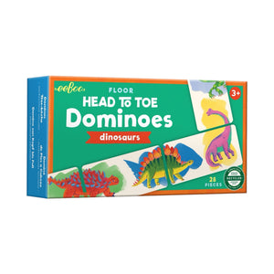 eeBoo Dinosaur Head To Toe Dominoes