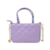 Tiny Treats Quilted Rhinestone Tote Bag