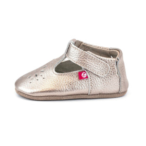 Zutano Leather Mary Jane Shoe ~ Rose Gold