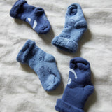 Molo Nodda Baby Socks ~ Dusty Blue