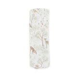 Little Unicorn Cotton Muslin Swaddle ~ Woodland Friends