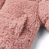 Molo Havi Teddy Fleece Jacket ~ Petal Blush