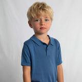 Mayoral Boys Knit s/s Polo ~ Indigo