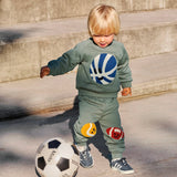 Molo Baby Disc Sweatshirt & Simeon Sweatpants Set ~ Cladonia