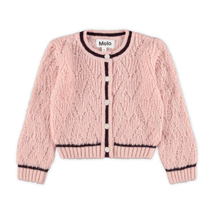 Molo Baby Gady Knit Cardigan ~ Petal Blush