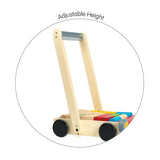 PlanToys Wooden Block Baby Walker