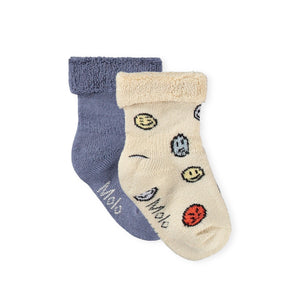 Molo Nodda Baby Socks ~ Evening Sky