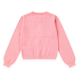 Molo Georgina Knit Cardigan 7-12 ~ Pink Lemonade