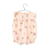 Play Up Baby Printed Bubble ~ Coral/Pale Pink