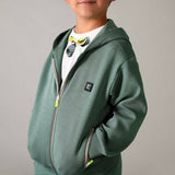 Mayoral Boys Zip Hoodie ~ Green