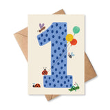 Daria Solak Age One Birthday Card