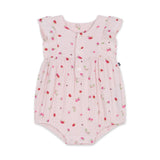 Petit Bateau Sleeveless Berry Print Bubble ~ Pink