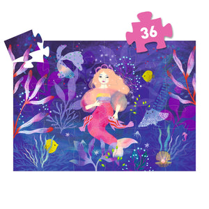 Djeco Ella the Mermaid Silhouette Puzzle