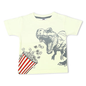Mish Boys Popcorn Dino Tee ~ Sand