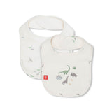 Magnetic Me Cotton Reversible Bib 2 pack ~ Tiny Diny