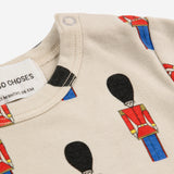 Bobo Choses Baby Little Tin Soldiers Quilted Zip Sweatshirt, l/s T-Shirt & Pants Set ~ Multi