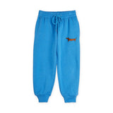 Mini Rodini Baby Dog Embroidered Sweatshirt & Sweatpants Set ~ Blue