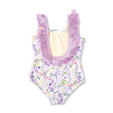 Shade Critters Baby Wildflower Fields Fringe Back Swimsuit ~ Lilac