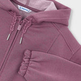 Mayoral Girls Fleece Zip Hoodie & Sweatpants Set 7-12 ~ Violet